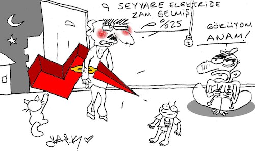 Cartoon: interest (medium) by yasar kemal turan tagged interest