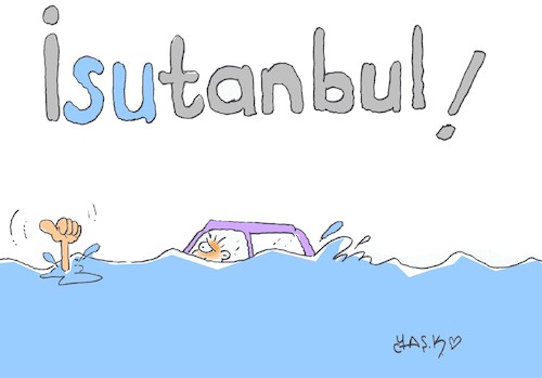 Cartoon: Istanbul (medium) by yasar kemal turan tagged istanbul