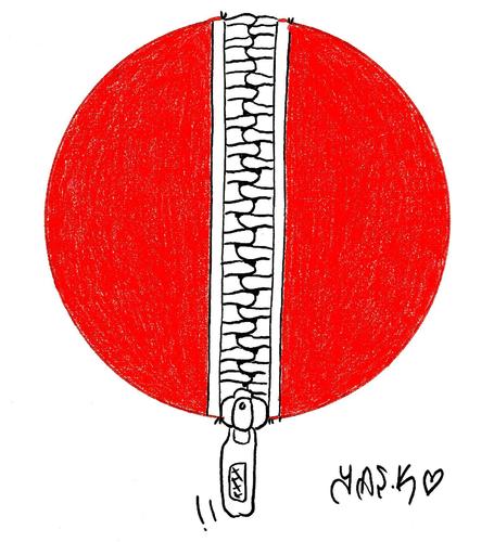 Cartoon: Japan (medium) by yasar kemal turan tagged japan