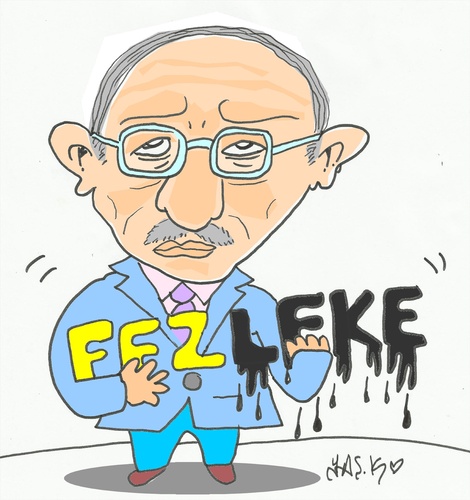 Cartoon: kemal klctaroglu-immunity (medium) by yasar kemal turan tagged chp,immunity,policy,klctaroglu,kemal