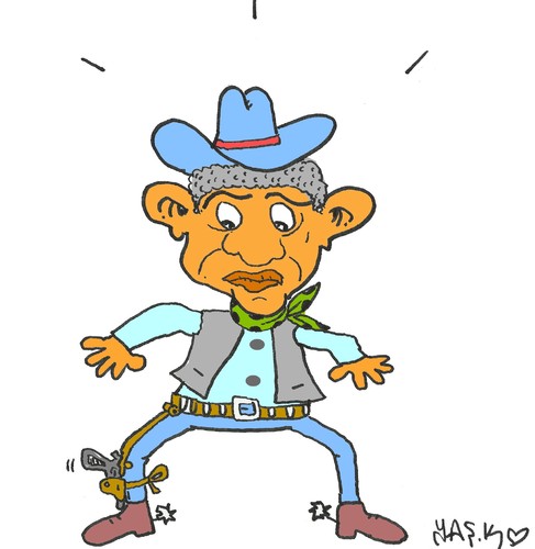 Cartoon: lame duck-obama (medium) by yasar kemal turan tagged duck,lame