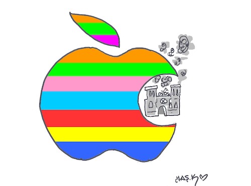 Cartoon: large advertising (medium) by yasar kemal turan tagged large,advertising