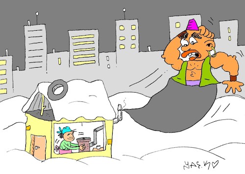 Cartoon: last coal (medium) by yasar kemal turan tagged last,coal
