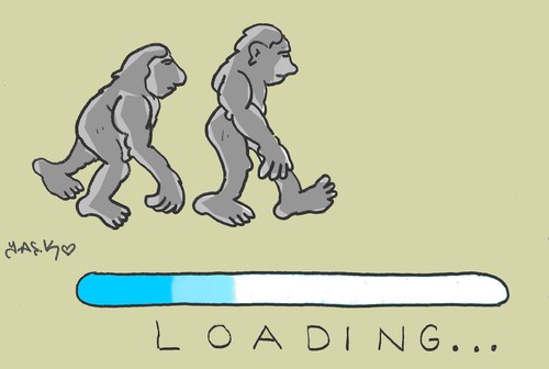 Cartoon: loading (medium) by yasar kemal turan tagged loading