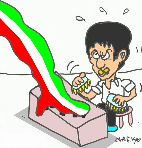 Cartoon: löw (medium) by yasar kemal turan tagged löw