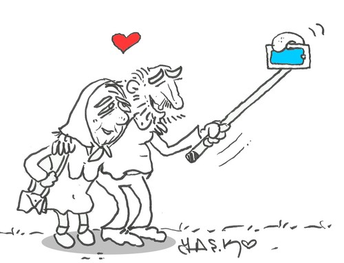 Cartoon: love (medium) by yasar kemal turan tagged love