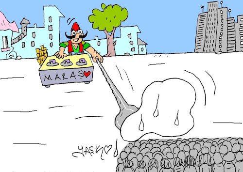 Cartoon: maras (medium) by yasar kemal turan tagged maras