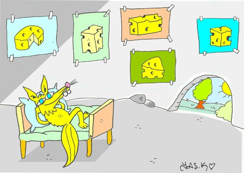 Cartoon: fanatic-poster (medium) by yasar kemal turan tagged fanatic,nest,cheese,poster,crow,fox,admiration
