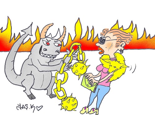 Cartoon: new eternal weft (medium) by yasar kemal turan tagged new,eternal,weft