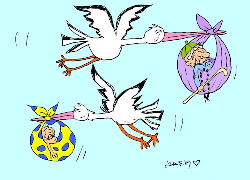 Cartoon: new route (medium) by yasar kemal turan tagged new,route