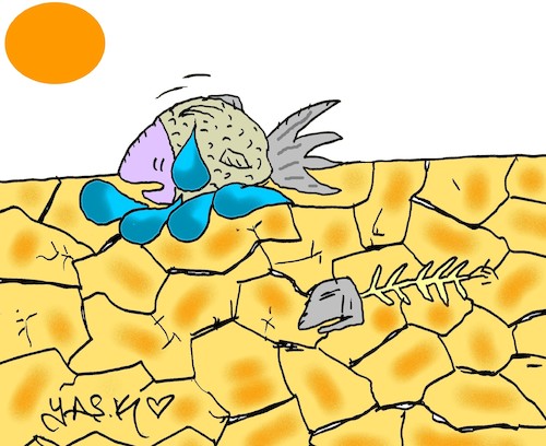 Cartoon: new water (medium) by yasar kemal turan tagged new,water