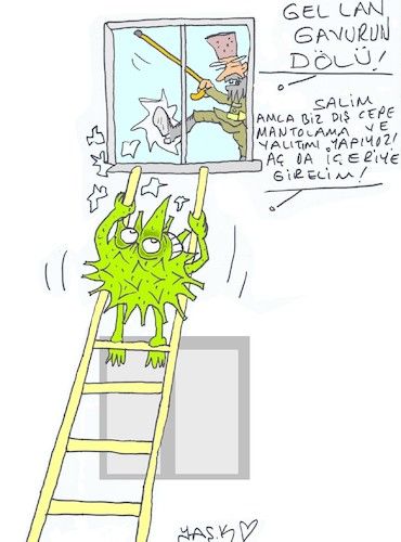 Cartoon: No comment (medium) by yasar kemal turan tagged no,comment