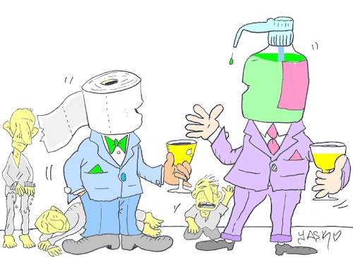 Cartoon: no comment (medium) by yasar kemal turan tagged no,comment