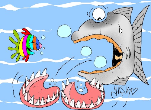 Cartoon: no comment (medium) by yasar kemal turan tagged no,comment