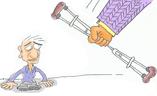 Cartoon: obstacle (medium) by yasar kemal turan tagged obstacle