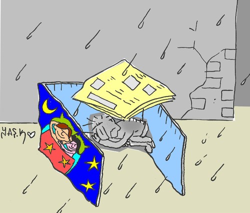 Cartoon: packing (medium) by yasar kemal turan tagged packing