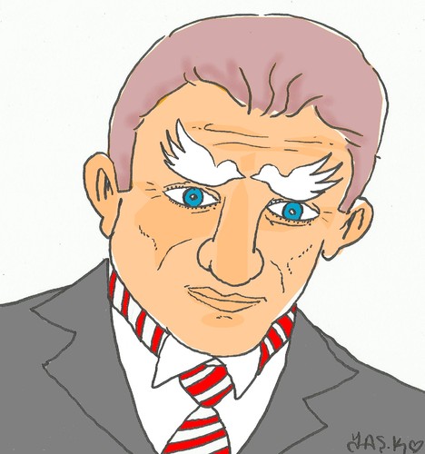 Cartoon: peace-ATATÜRK (medium) by yasar kemal turan tagged peace