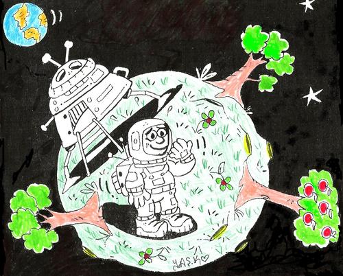 Cartoon: tiny PLANET (medium) by yasar kemal turan tagged planet