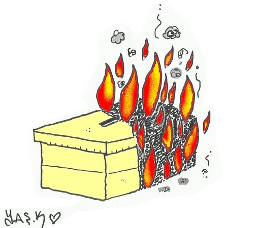 Cartoon: Political uncertainty in Turkey (medium) by yasar kemal turan tagged political,uncertainty,in,turkey