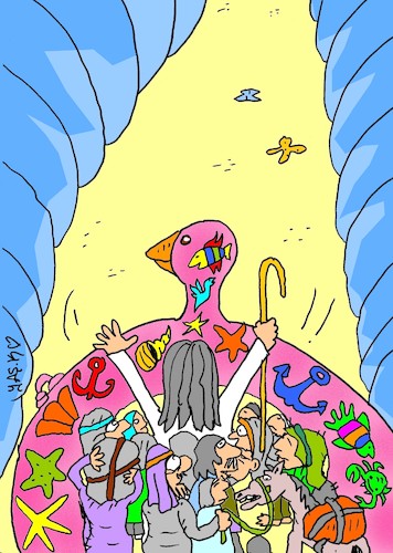 Cartoon: precaution (medium) by yasar kemal turan tagged precaution