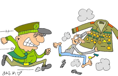 Cartoon: precious jacket (medium) by yasar kemal turan tagged precious,jacket