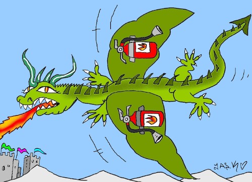 Cartoon: prudent (medium) by yasar kemal turan tagged prudent