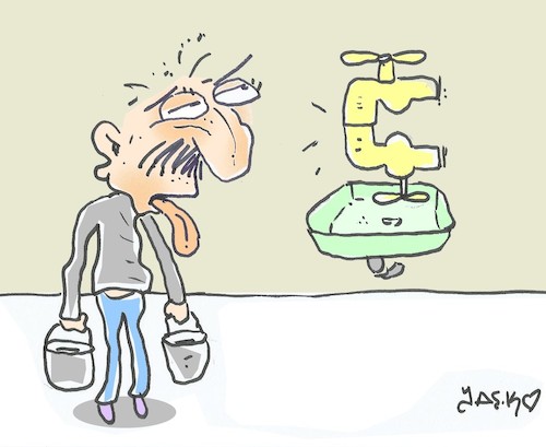 Cartoon: recirculation (medium) by yasar kemal turan tagged recirculation