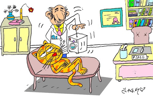 Cartoon: relaxation session (medium) by yasar kemal turan tagged relaxation,session