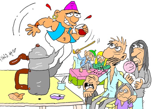Cartoon: right to life (medium) by yasar kemal turan tagged right,to,life
