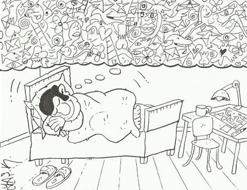 Cartoon: colored dream (medium) by yasar kemal turan tagged dream