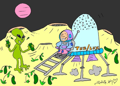 Cartoon: salt (medium) by yasar kemal turan tagged salt