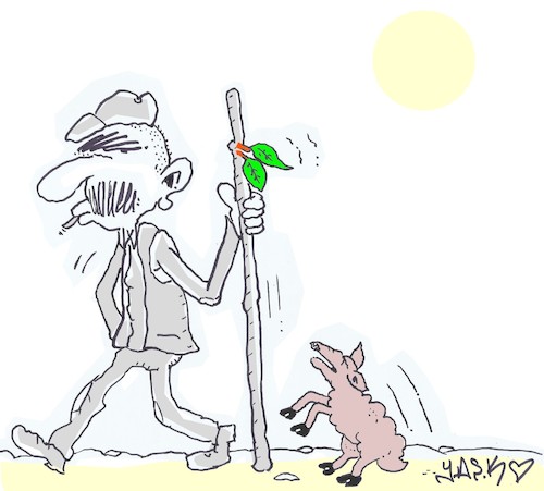 Cartoon: scent of green (medium) by yasar kemal turan tagged scent,of,green