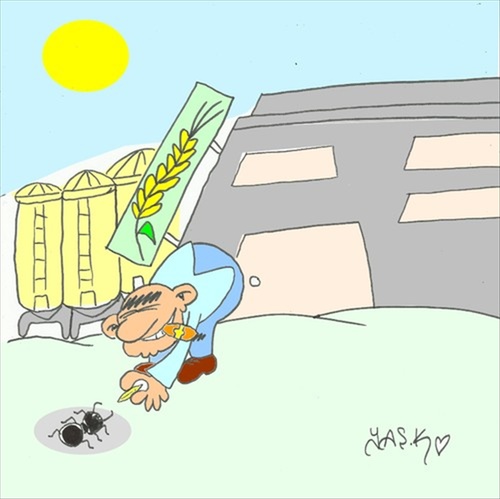 selfish By yasar kemal turan | Business Cartoon | TOONPOOL