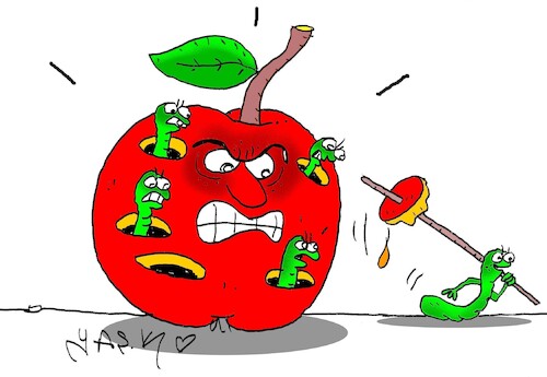 Cartoon: share (medium) by yasar kemal turan tagged share
