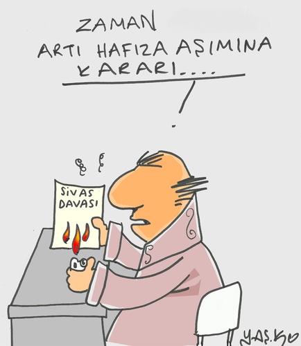 Cartoon: sivas case (medium) by yasar kemal turan tagged sivas,case