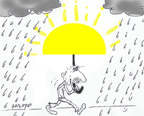 Cartoon: some sun (medium) by yasar kemal turan tagged some,sun