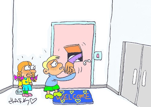 Cartoon: stingy (medium) by yasar kemal turan tagged stingy