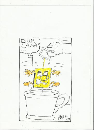 Cartoon: tea (medium) by yasar kemal turan tagged tea