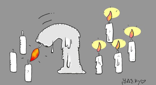 Cartoon: teacher (medium) by yasar kemal turan tagged teacher