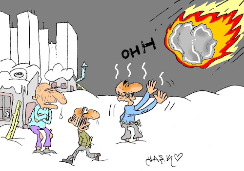 Cartoon: the biggest stove (medium) by yasar kemal turan tagged the,biggest,stove