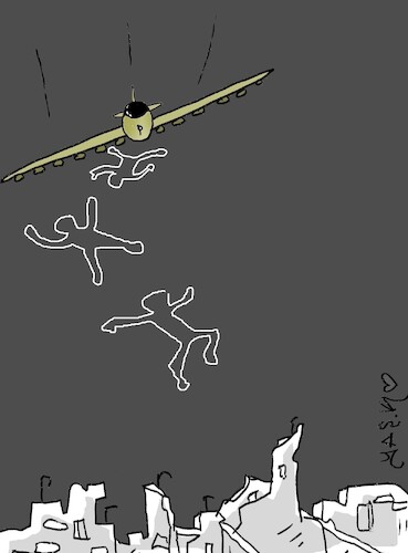 Cartoon: trace of the killer (medium) by yasar kemal turan tagged trace,of,the,killer