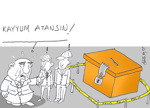 Cartoon: trustee (medium) by yasar kemal turan tagged trustee