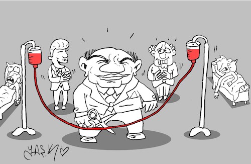 Cartoon: ugly politicians (medium) by yasar kemal turan tagged ugly,politicians
