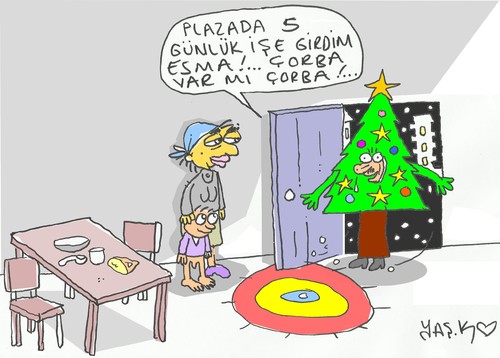 Cartoon: unemployment (medium) by yasar kemal turan tagged unemployment