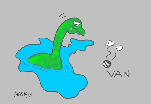 Cartoon: Van earthquake (medium) by yasar kemal turan tagged van,earthquake