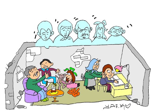 Cartoon: We (medium) by yasar kemal turan tagged we