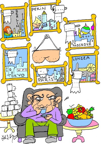 Cartoon: yorum (medium) by yasar kemal turan tagged yorum