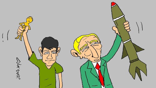 Cartoon: young candidate (medium) by yasar kemal turan tagged young,candidate