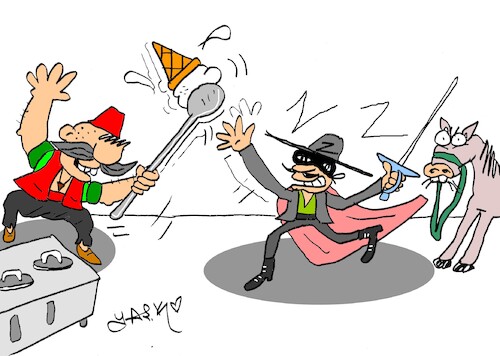 Cartoon: zEro (medium) by yasar kemal turan tagged zero