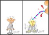 Cartoon: 10 Year Challenge (small) by yasar kemal turan tagged 10,year,challenge